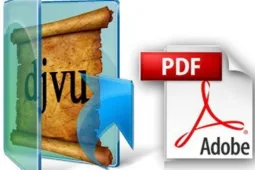 Как перевести djvu в pdf