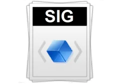 Как открыть файл SIG на компьютере