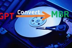 GPT диск преобразовать в MBR