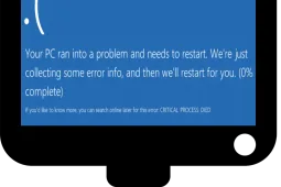 CRITICAL PROCESS DIED Windows 10, как исправить?