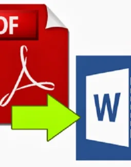 Как изменить файл PDF на Word