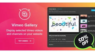 Vimeo Gallery (Elfsight)