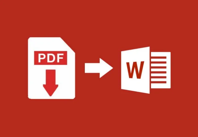 Как изменить файл PDF на Word