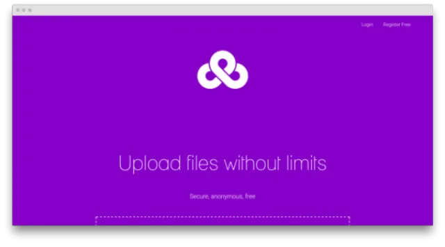 Интерфейс сервиса UploadFiles