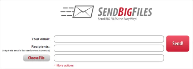 Интернет-сервис для быстрой передачи файлов Send Big Files