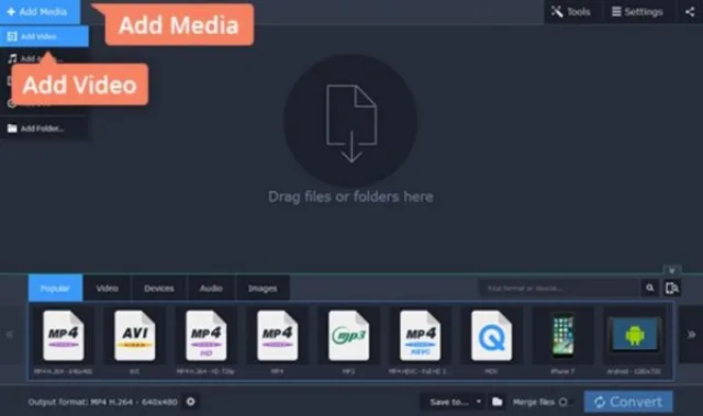 Кликаем на «Add Media», после чего нажимаем «Add Video», затем «Open»