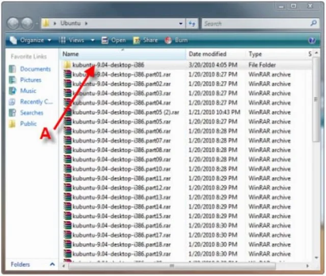 После извлечения файлы окажутся в той же папке, что и Zip или RAR-файл