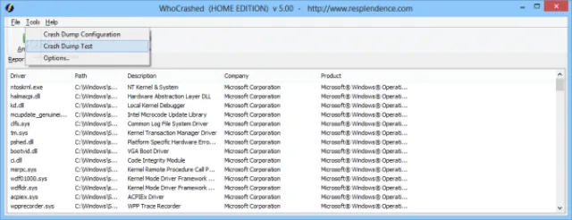 Программа «Free WhoCrashed»