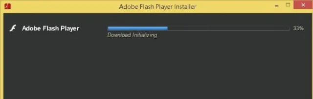 Процесс установки Adobe Flash Player