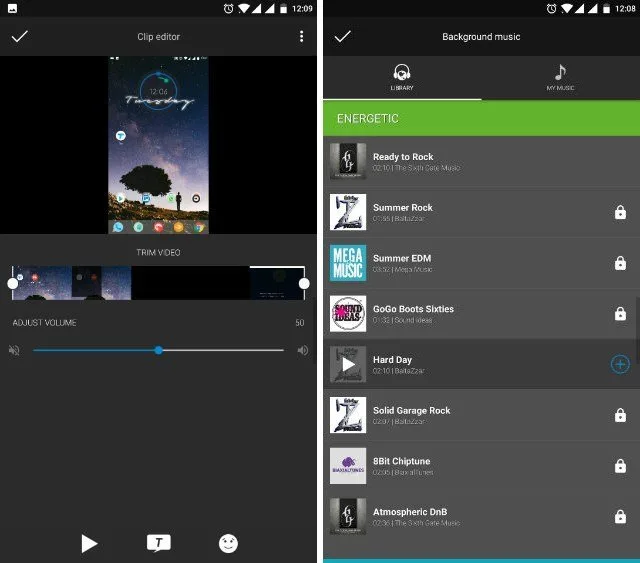 Video Editor содержит множество функций, которые позволяют создавать качественные видеоролики