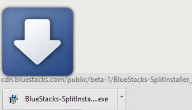 Загружаем установщик Bluestacks