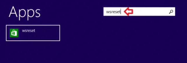 Загрузка программ из «Windows Store» через меню «Пуск» с помощью команды wsreset