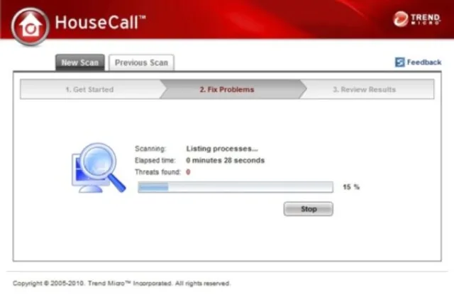 Бесплатный сервис TrendMicro Housecall