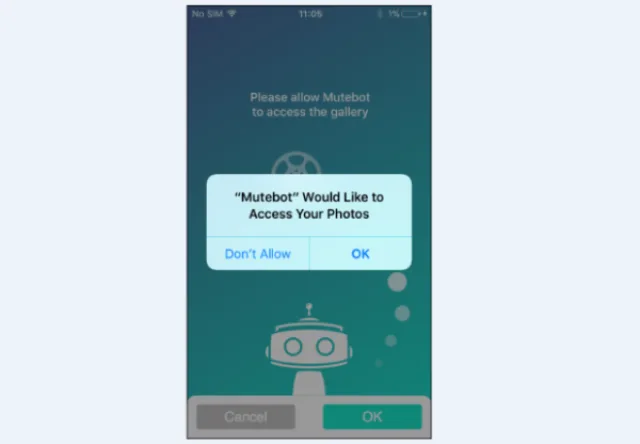 Интерфейс Mutebot