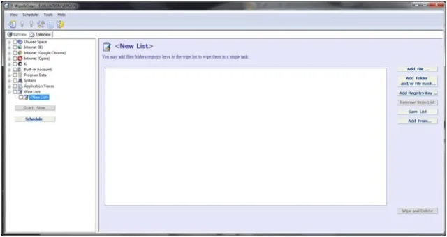 Выделяем опцию "<New List>"