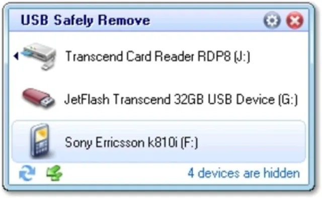Программа USB Safely Remove для безопасного извлечения USB-накопителей