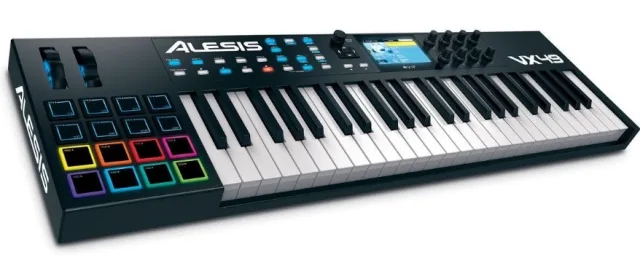 Alesis VX49 USB c Drumpad-контроллером