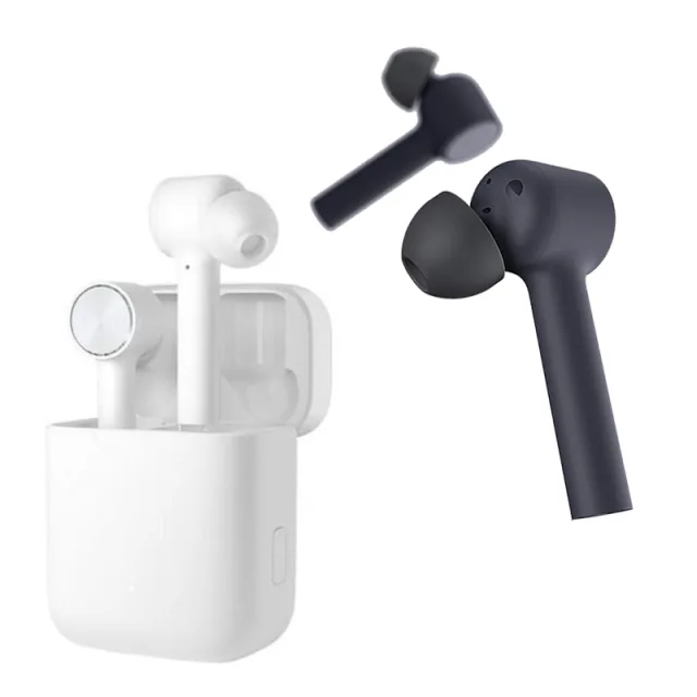 Беспроводные наушники AirDots Pro выполнены в двух цветах – белом и черном