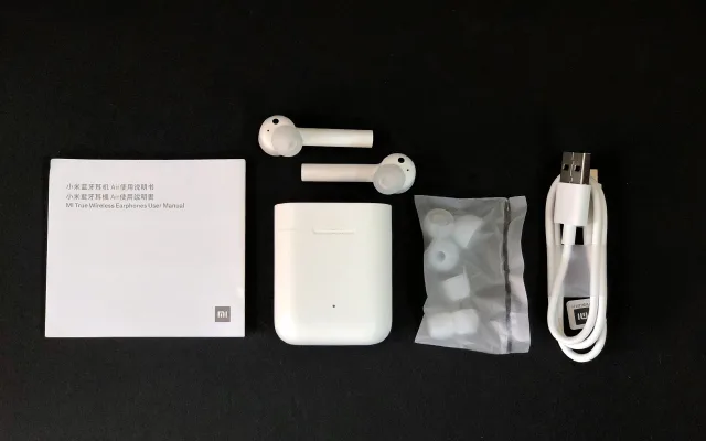Комплектация беспроводных наушников Xiaomi Airdots Pro