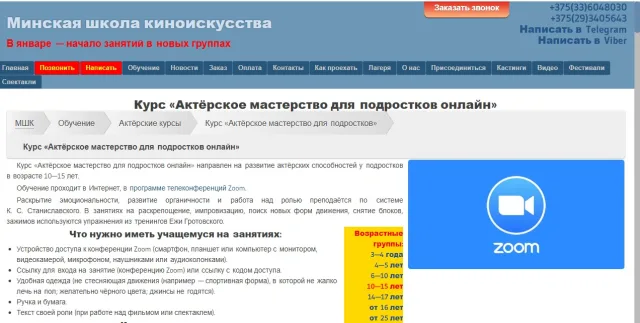 Актерское мастерство
