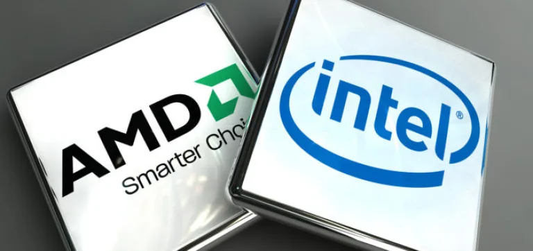 Два популярных производителя процессоров Intel и AMD