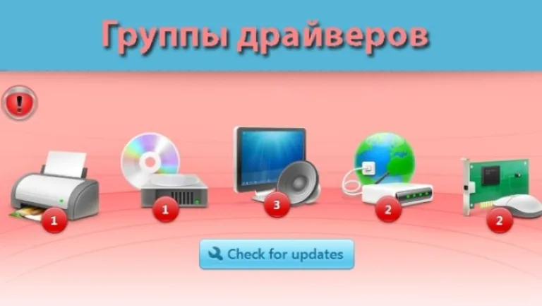 На какие группы можно разделить драйвера