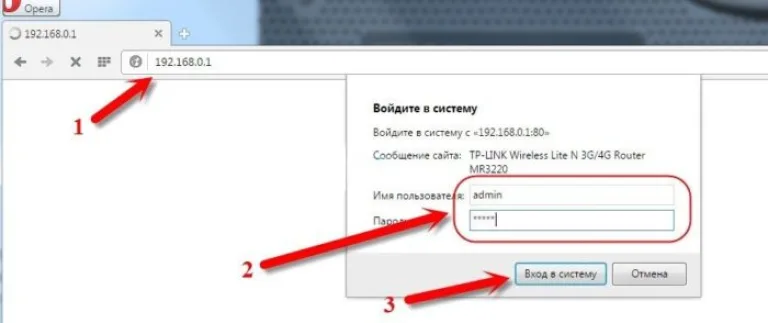 Нажимаем на кнопку «Вход в систему»