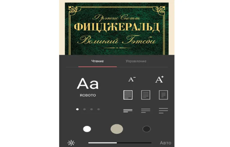 Интерфейс «Приложения-читалки»