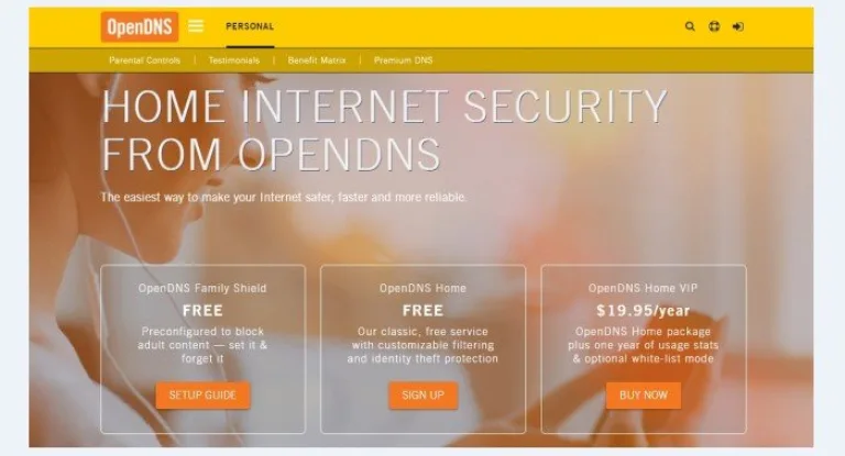 OpenDNS FamilyShield софт, ориентированный на интернет