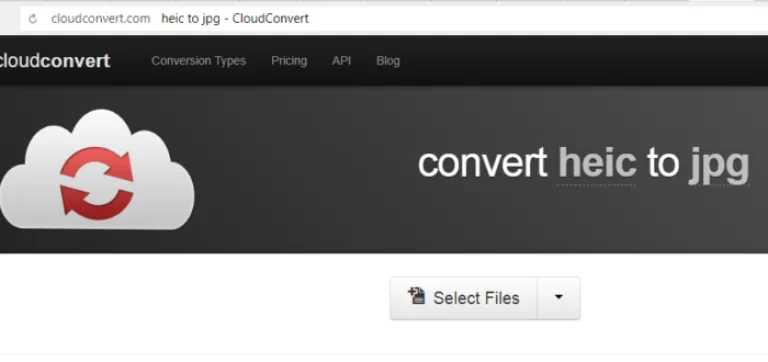 Интерфейс онлайн-сервиса cloudconvert.com