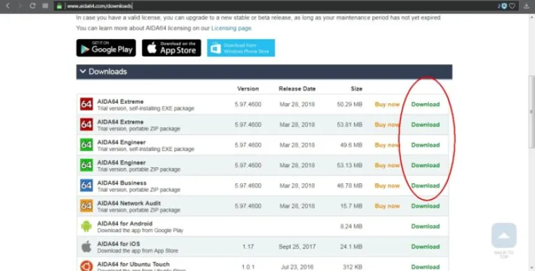 Переходим на официальный сайт, выбираем версию программы, нажимаем «Download»