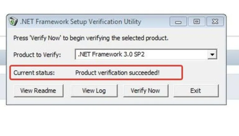 При успешной верификации в поле «Curent status» появится надпись «Product verification succeeded!», нажимаем «Exit»