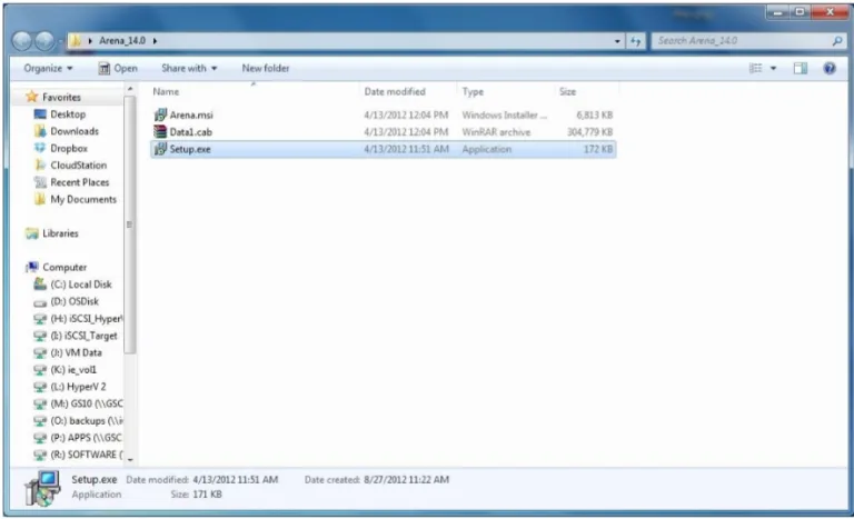 Запускаем файл установки программного обеспечения Setup.exe