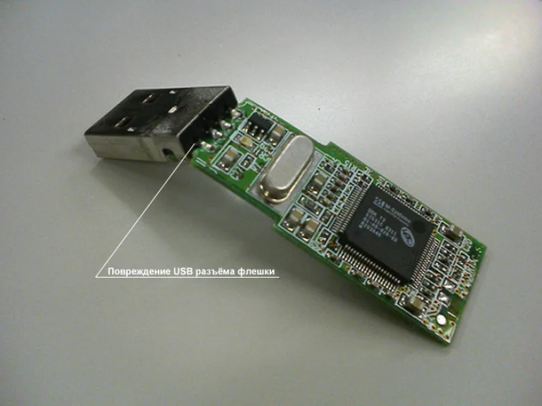Неисправность USB-порта компьютера может вызвать ошибку «Файловая система тома не распознана»
