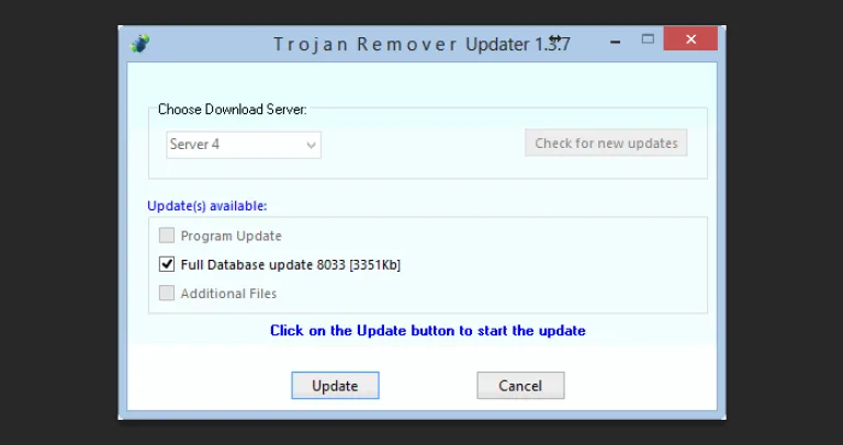 Нажимаем «Update»