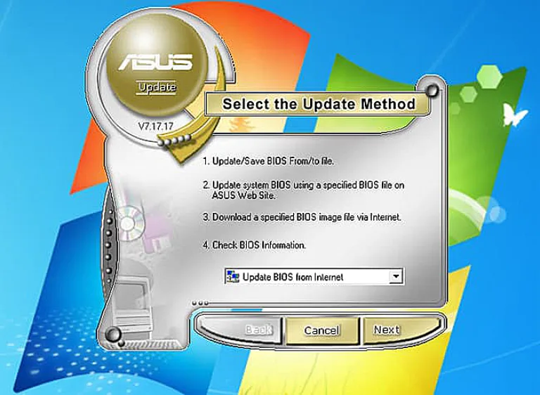 Программа ASUS Update