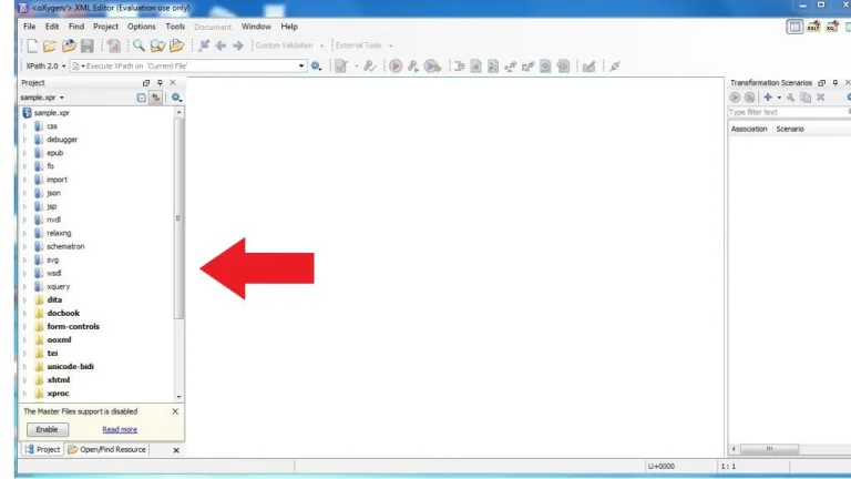 Запускаем приложение «Oxygen xml editor»