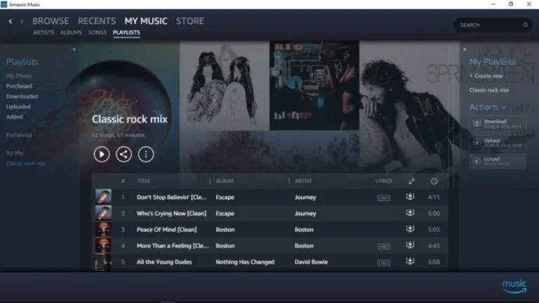 Крупный англоязычный портал Amazon Music