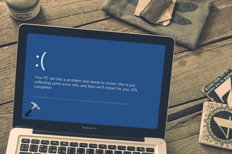 Page fault in nonpaged area
