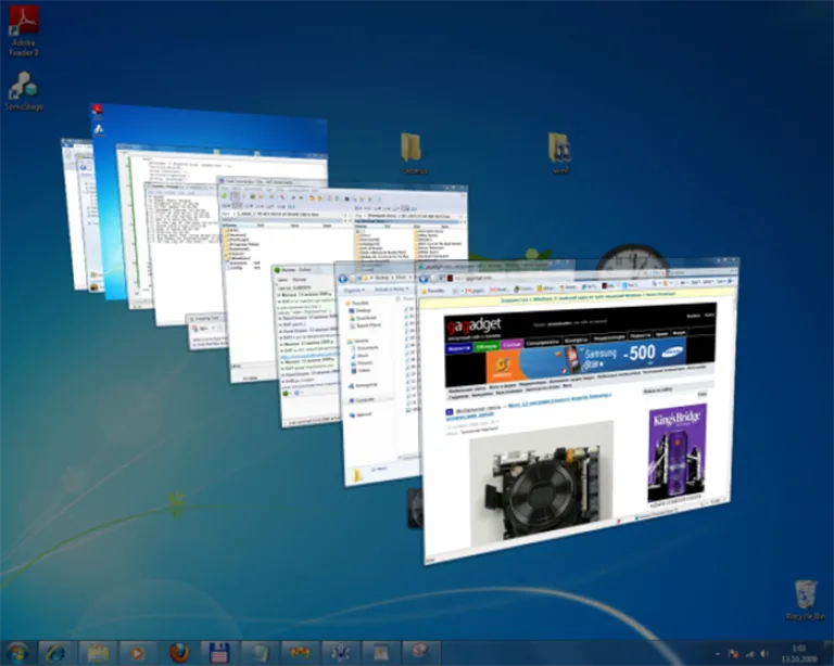 Интерфейс Windows Aero