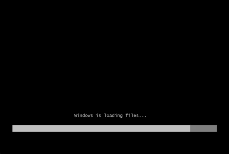 Производится загрузка Windows
