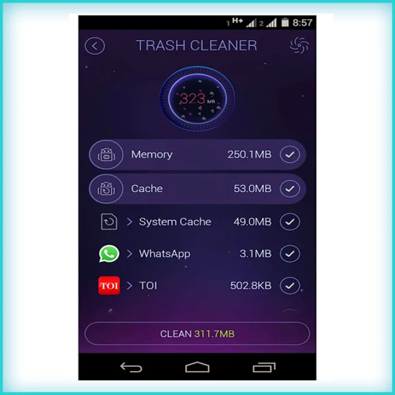 По завершению анализа опции нажимаем «Clean»