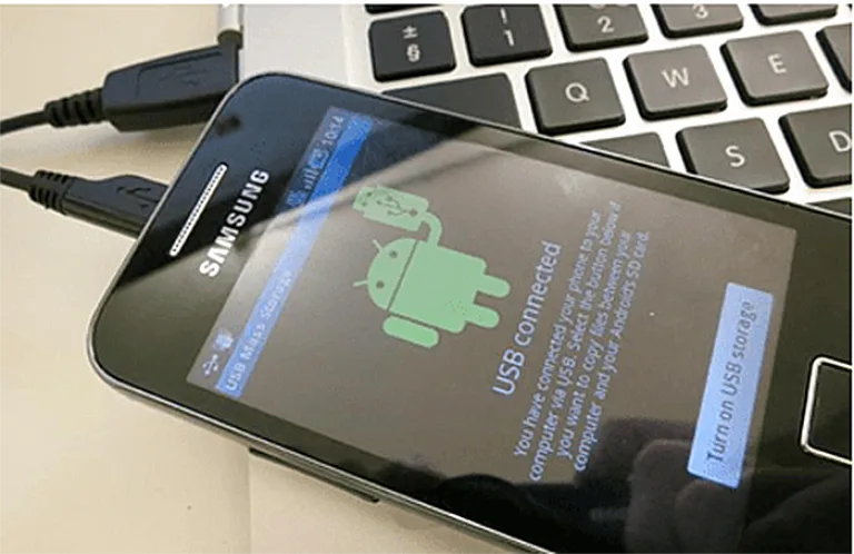 Подключаем своё устройство Android к компьютеру с помощью кабеля micro USB