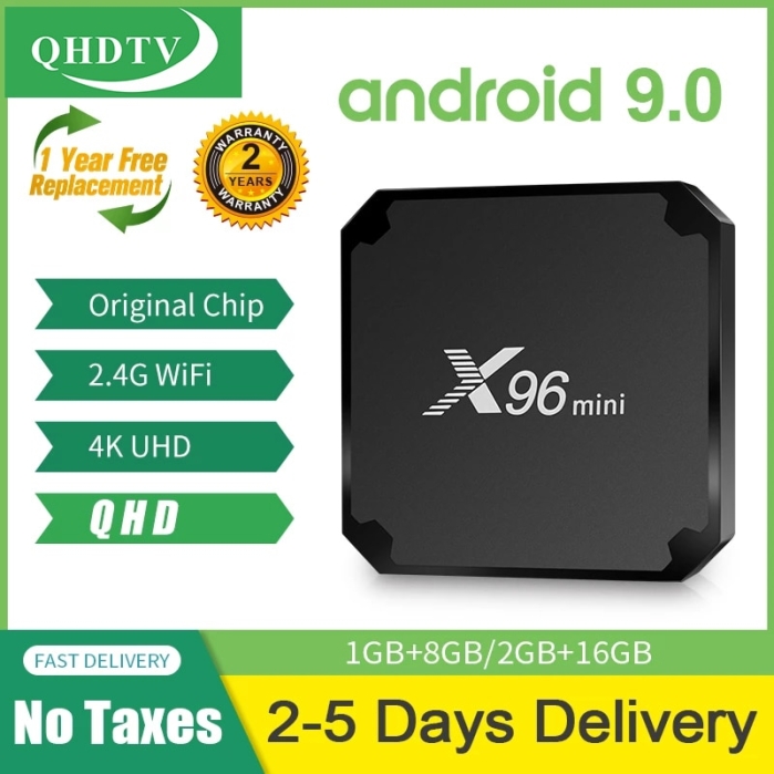 X96 mini Android 9.0 Smart hdtv Box смарт-ТВ