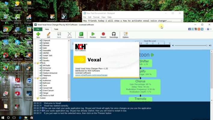 Voxal Voice Changer бесплатна для загрузки и использования