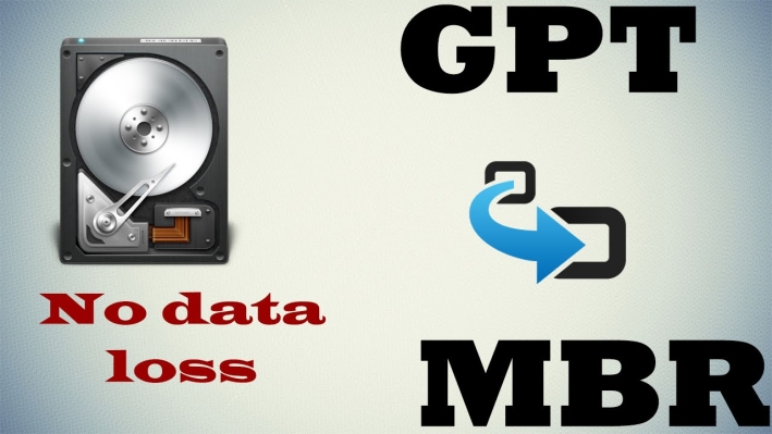 GPT диск преобразовать в MBR
