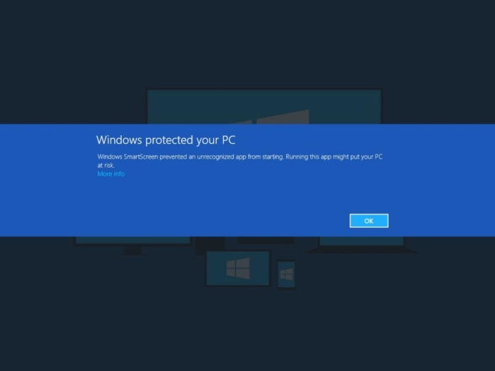 SmartScreen автоматически сканирует сайты, приложения, файлы и загрузки на наличие потенциально опасного контента