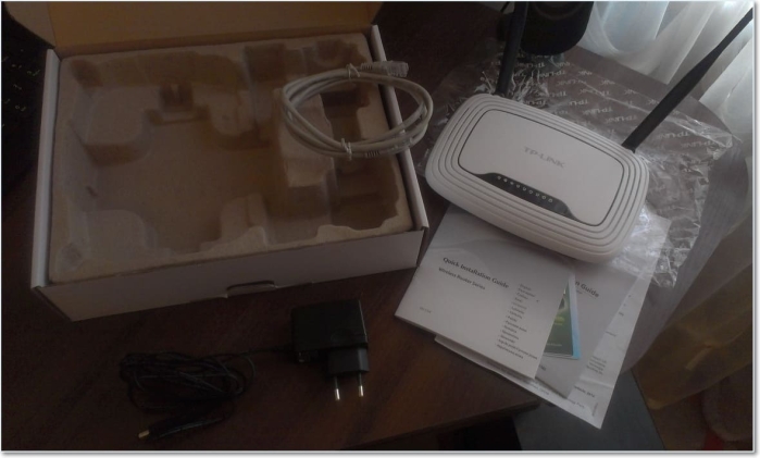 Комплектация роутера линейки TP-Link 