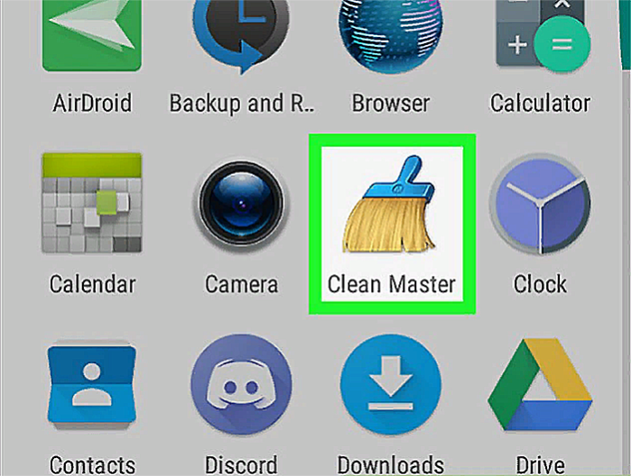 Запускаем Clean Master, нажав на его иконку