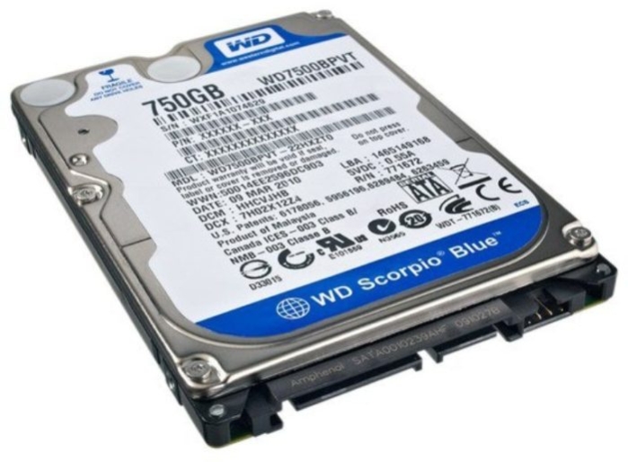 Накопитель HDD на жестких магнитных дисках